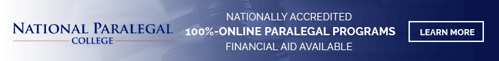 National Paralegal College banner desktop
